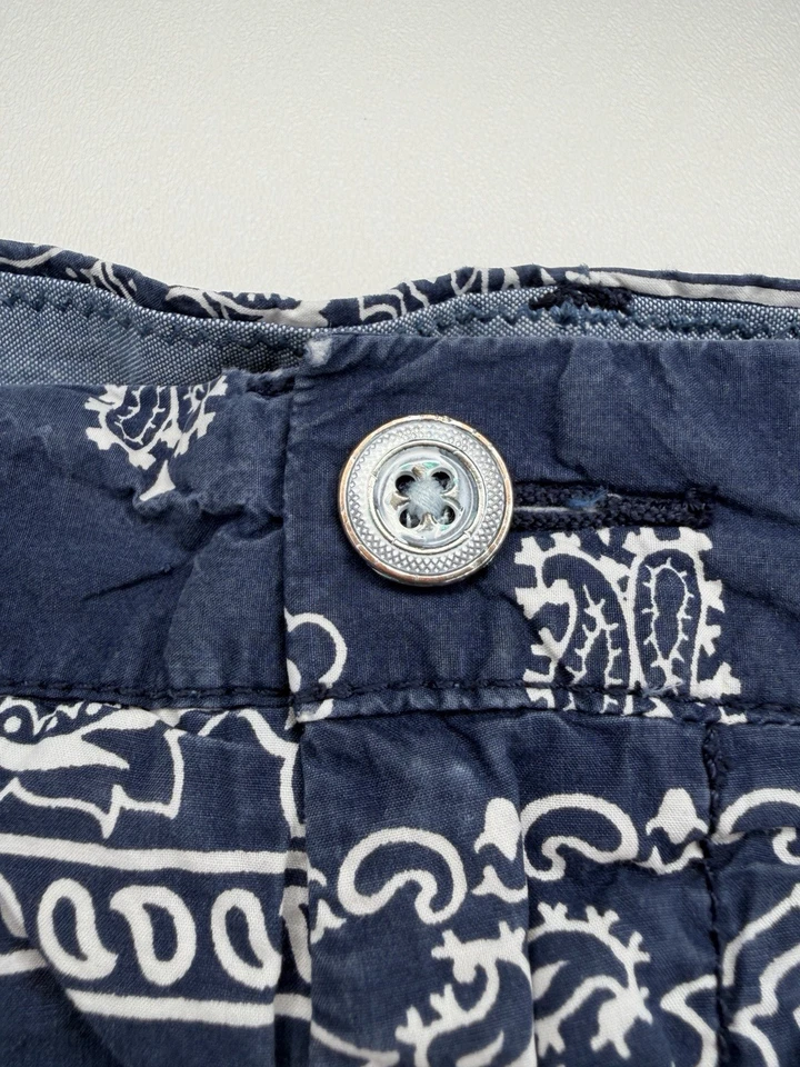 Polo Ralph Lauren Naval Tailors Paisley Bandana Relaxed Fit Shorts | 48R - Image 3 of 4