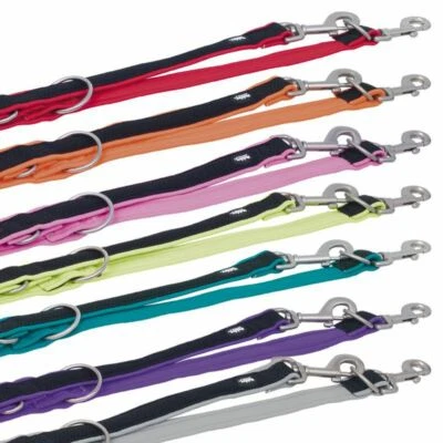 Nobby Führleine MESH PRENO 200 cm - 15/20/25 mm breit - Nylon Hundeleine 2 m