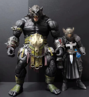 9in Xesray Studios Fit Head Combatants Fight For Glor Werewolf No Figure