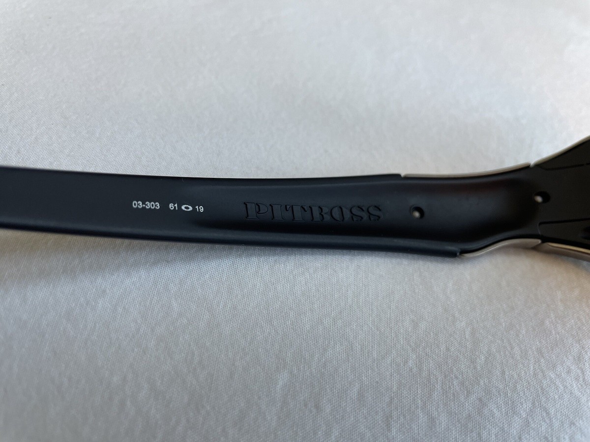 Oakley Pit Boss 1 Matte Black/Titanium - Black Iridium Polarized