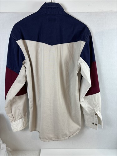 Camisa Vaquera Vintage 1998 Express Rider Western Rodeo Manga Larga Color Combo - Imagen 12 de 23