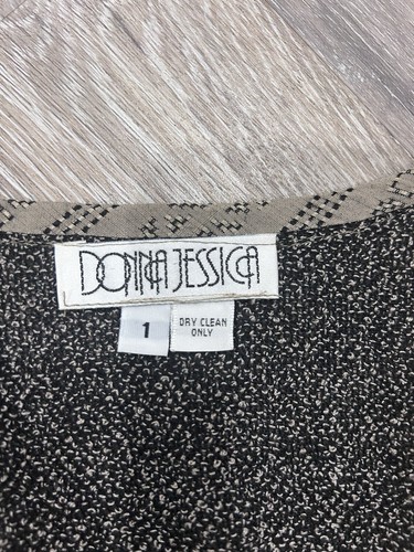 Vintage Donna Jessica Size 1 Mixed Media Art to Wear Lagenlook Vest - Picture 2 of 7