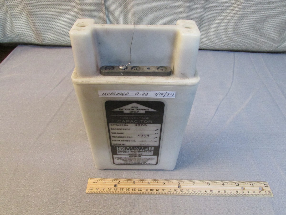 kco＊プロフ必読⚠︎ Maxwell Type 311xx .033 uF 50 kV High Voltage Capacitor No