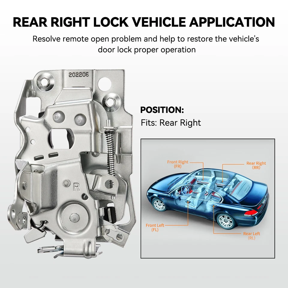 Rear Tailgate Trunk Lid Door Lock Actuator For 03-09 Toyota 4Runner 6911035090 - Image 4 of 4