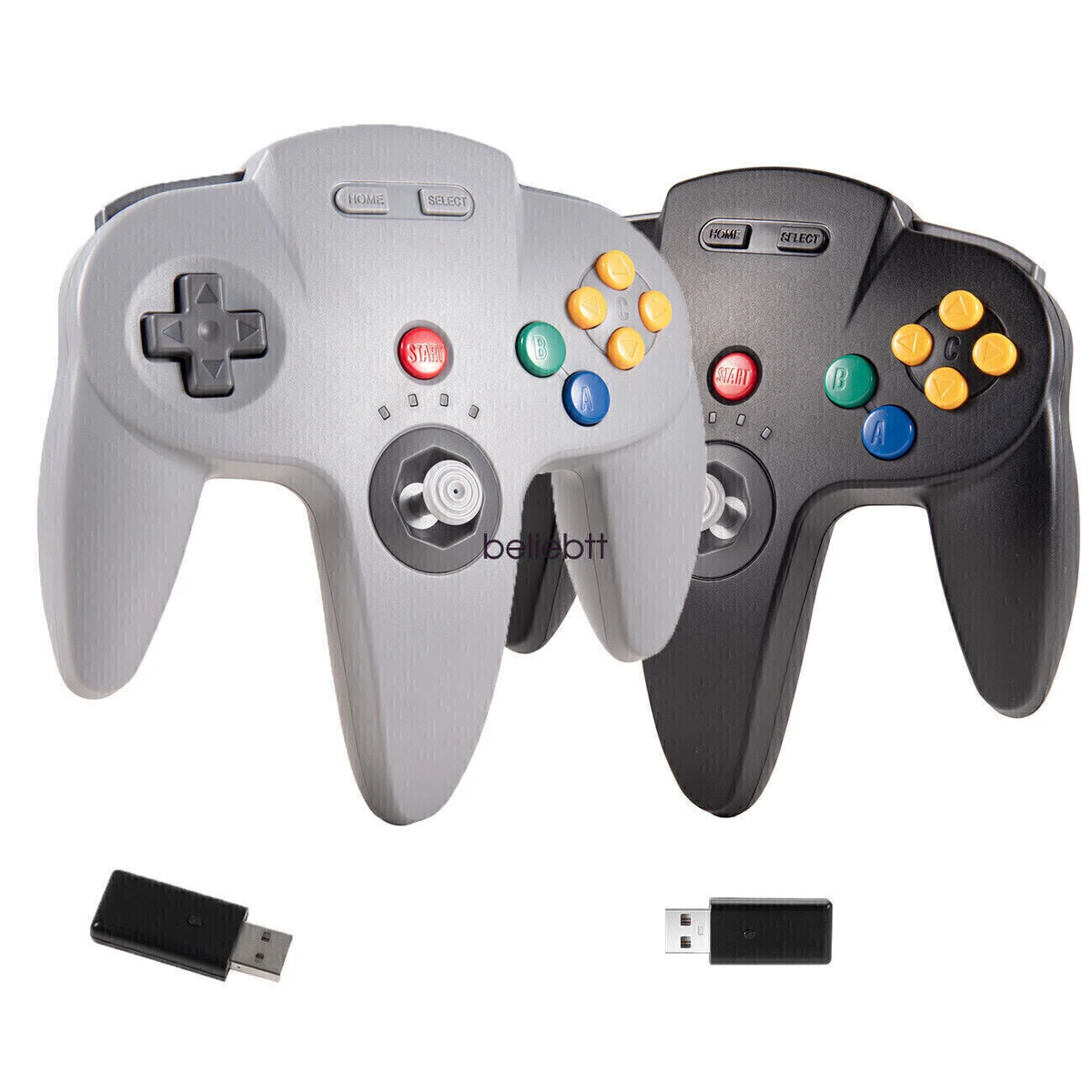 dreng silhuet kom over For Nintendo Switch Online Wireless N64 Controller PC MacOS RetroPie USB  Gamepad | eBay