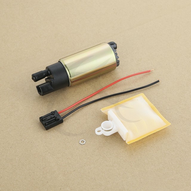 Electric Fuel Pump & Strainer Fit For Harley Dyna Softail Sportster 883