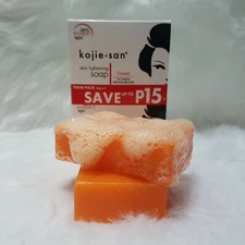 FREE SHIPPING USA - KOJIE SAN KOJIC SKIN LIGHTENING SOAP (65G x 2 PCS))