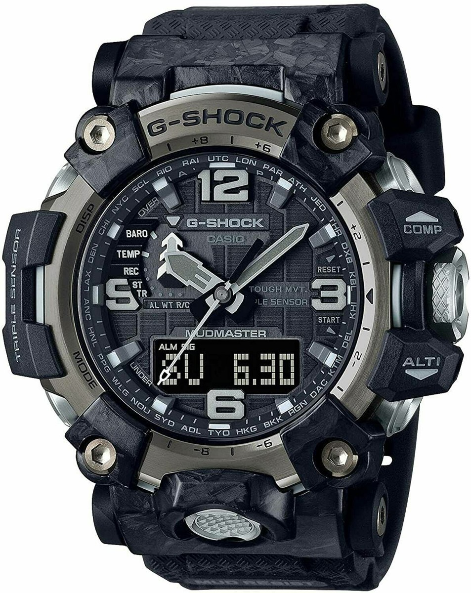 Casio G-Shock Mudmaster Tough Solar Radio Carbon Core Men's