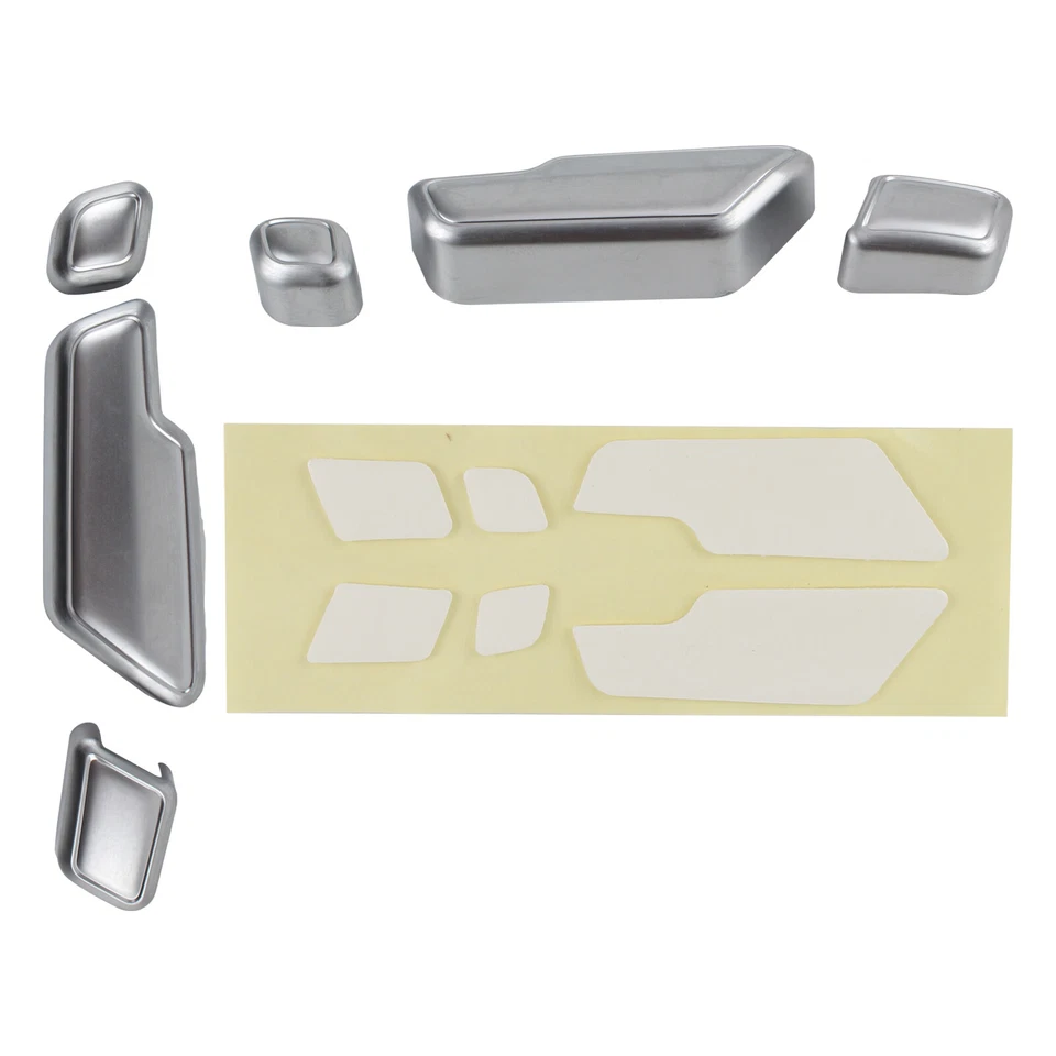 Matt Chrome Door Seat Adjust Switch Button for 2012-2014 Mercedes-Benz CLS63 AMG - Image 3 of 4