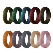 Thin Silicone Wedding Ring Band Rubber Men Women Flexible Clothes Fashion A917