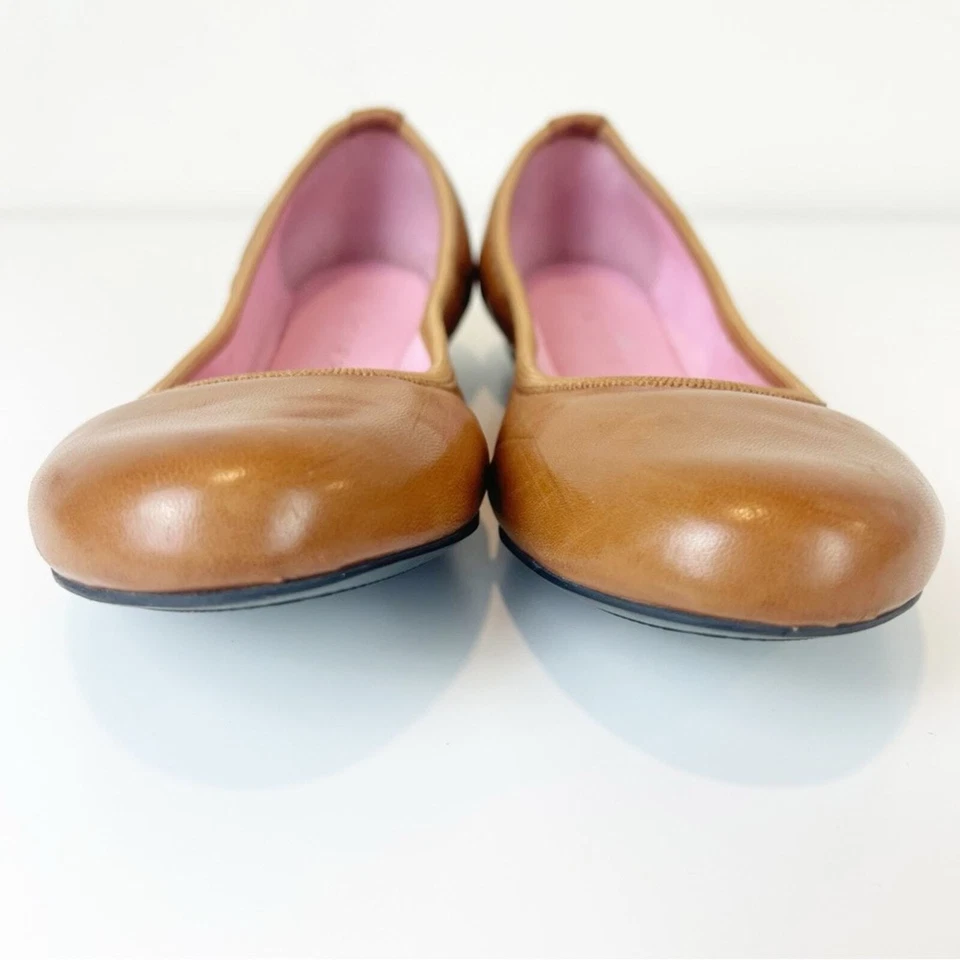 Женские коричневые кожаные балетки Robert Zur Lavgrazione размер 8,5 NN - Изображение 3 из 4