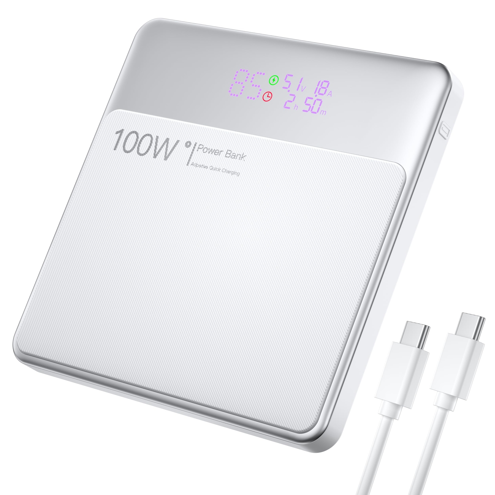 ZEALBON 100W Laptop Power Bank, 20000mAh USB C Portable Laptop Charger, Super...