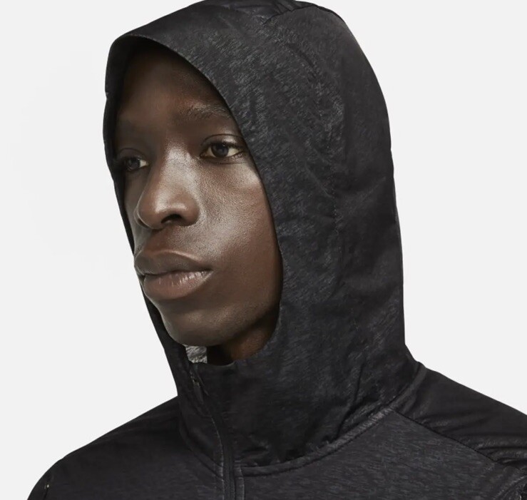 NWT Nike DA0416-010 Men's Pinnacle Shield Running Division Jacket Zip Black L image 5