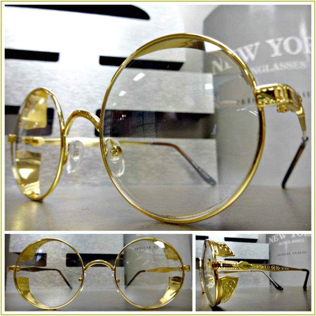 CLASSIC VINTAGE 50's RETRO Style Clear Lens Eye Glasses Round
