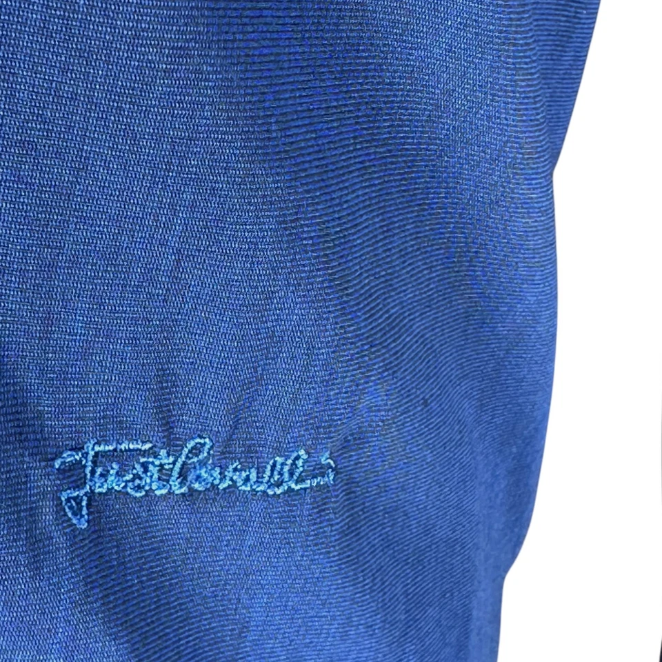 Camisa de vestir Just Cavalli para hombre 46 azul manga larga cuello abstracto abotonada Foto 4 de 4