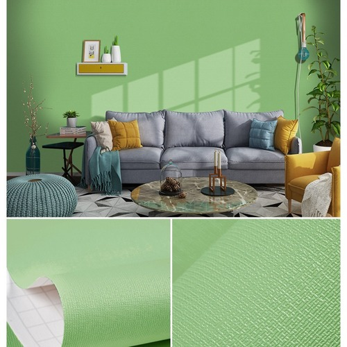 PVC Solid Vinyl Self-Adhesive Wallpaper Walls In Rolls Livingroom Decoration - Bild 4 von 22