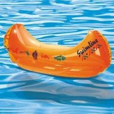 Swimline Inflatable 48" Kiddie Canoe Pool Float , Orange