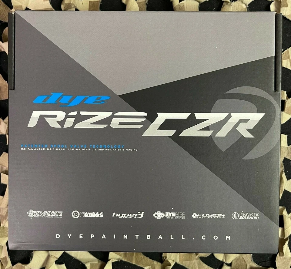 NUEVA pistola de paintball Dye Rize CZR - negra/lima Foto 3 de 4