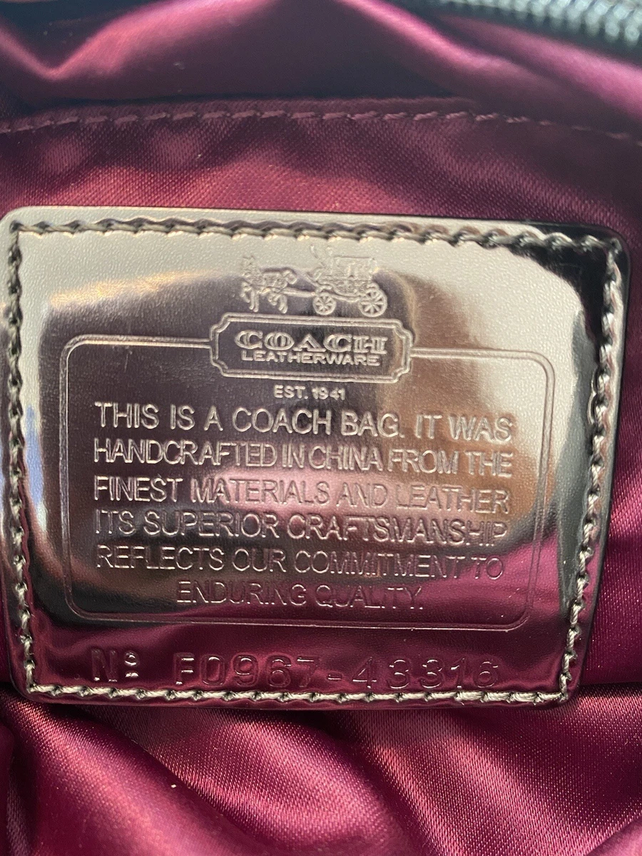 COACH Crossbody purse N F0967 - 43316 | eBay