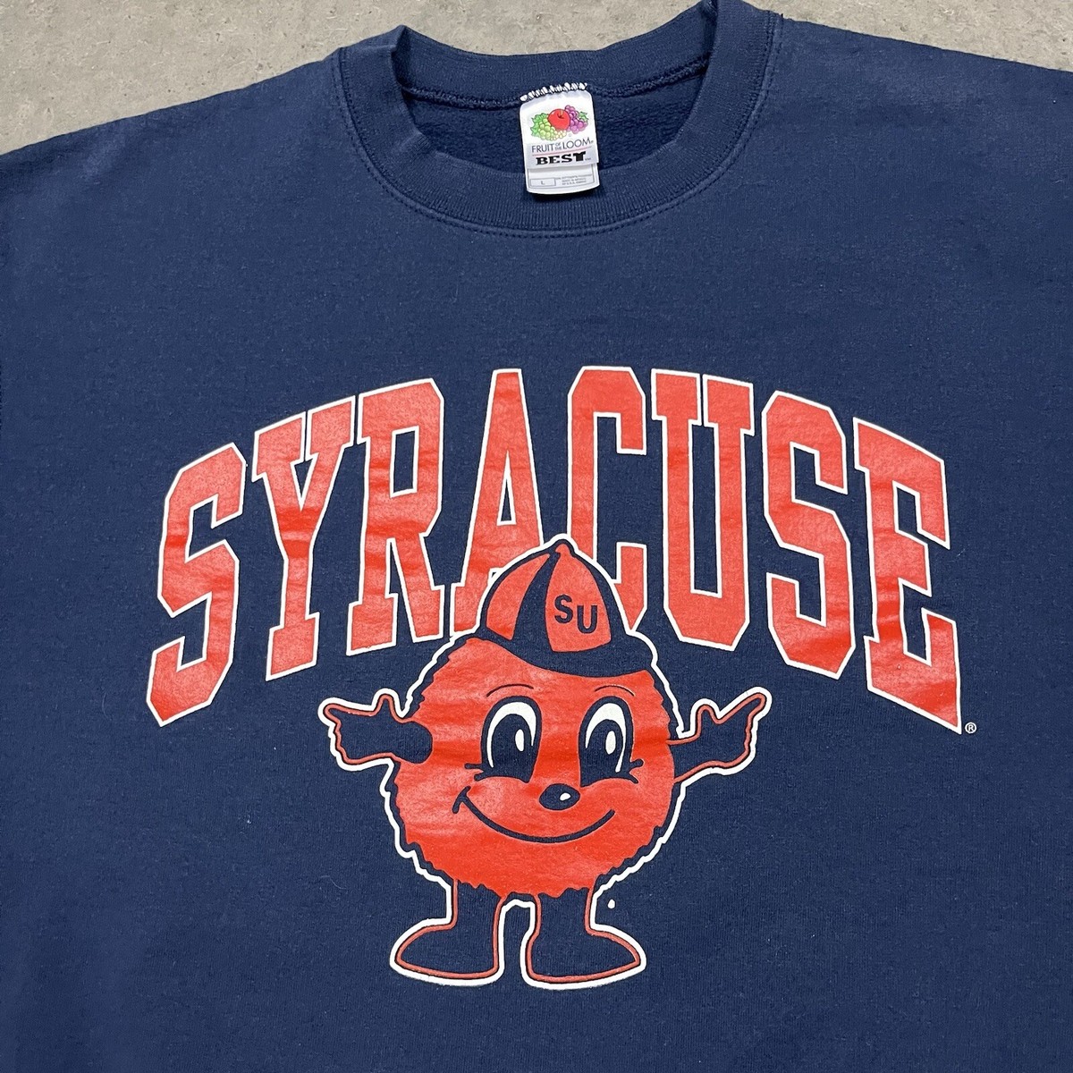 Vintage 90s Syracuse University Orange Graphic Crewneck Vintage 90s Syracuse University Orange Graphic Crewneck