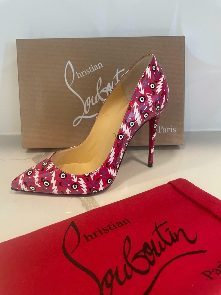 Christian Louboutin PIGALLE FOLLIES 100 Patent Ginzana Heels