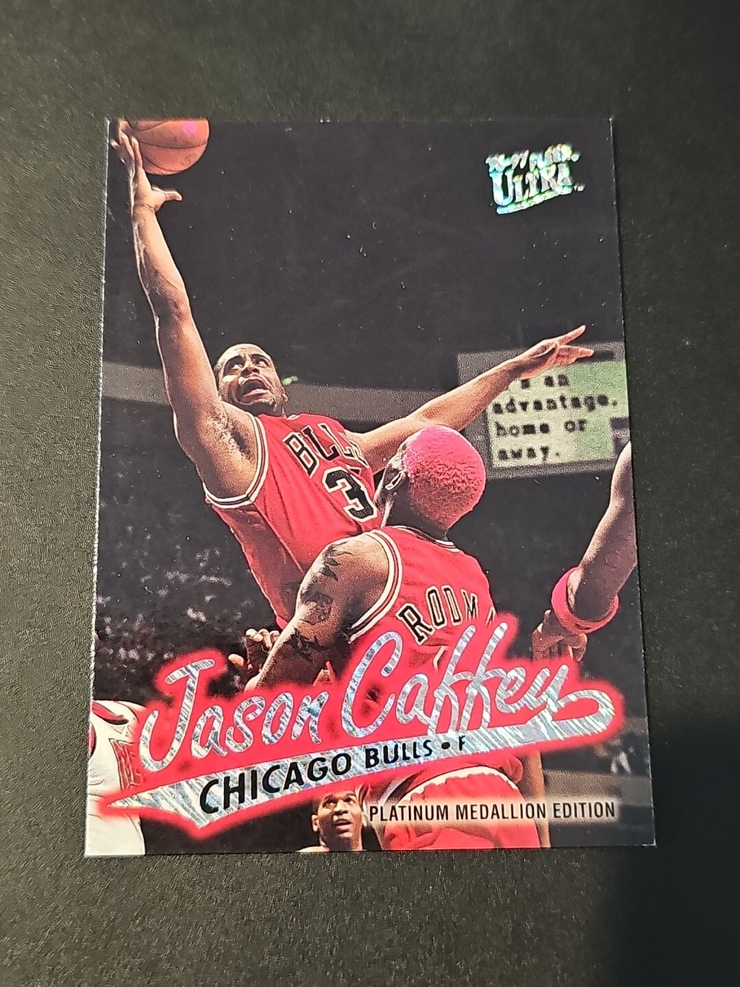 1996-97 Fleer Ultra Platinum Medallion Jason Caffey P-161 Chicago Bulls