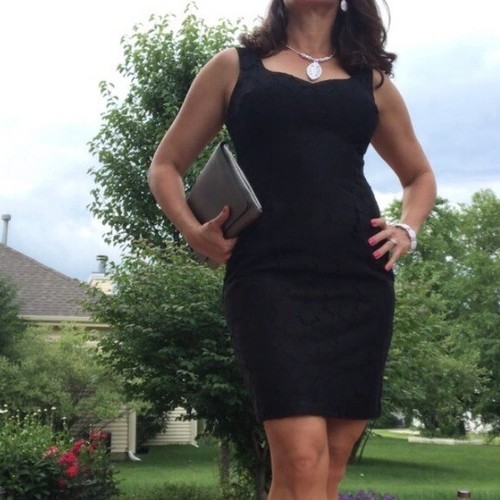 Karl Lagerfeld Black Evening Floral 