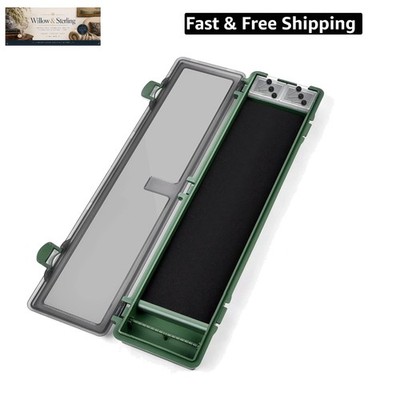 Carp Fishing Hook Storage Box, Carp Rig Box Stiff Hair Rig Board with 12pcs P...
