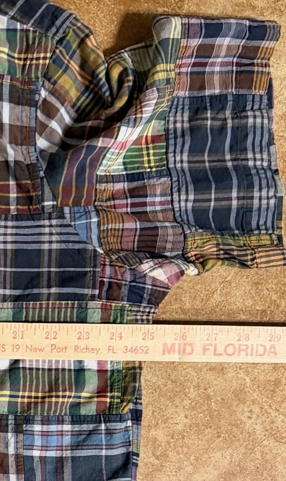 Ralph Lauren Patch Work Madras Button Down Shirt … - image 9