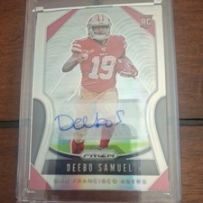 2010 Panini Prizm Silver Prizm Autograph #346 Deebo Samuel RC