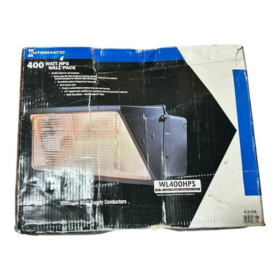 #ad #ad Intermatic 400 Watt HPS HIGH PRESSURE SODIUM Wall Pack Light Fixture NOB READ $249.99