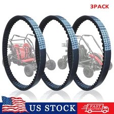 3Pcs Replacement for Go Kart Drive Belt 725 For 30 Series Torque Converter Belts