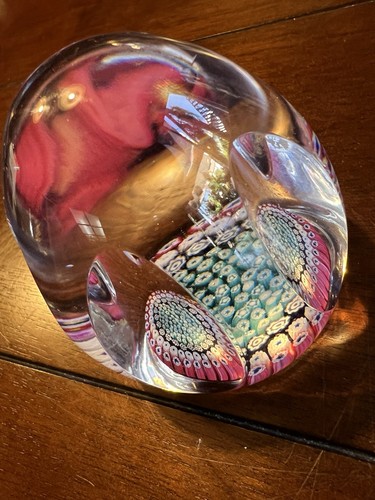 Vintage Whitefriars 1970s Close Pack Millefiori High Dome Facetted Paperweight - Bild 8 von 13