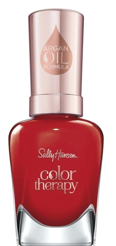 10 X BOTTLES OF SALLY HANSEN COLOR THERAPY ARGON OIL FORMULA RED LANCE