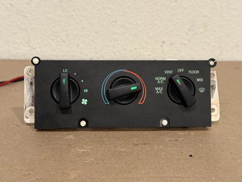 1990 1991 1992 1993 FORD MUSTANG A/C AC TEMP HEATER CLIMATE CONTROL PANEL OEM
