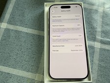 Apple iPhone 16 Pro 5G Smartphone 256GB SIMFree Natural Titanium BH 99/100