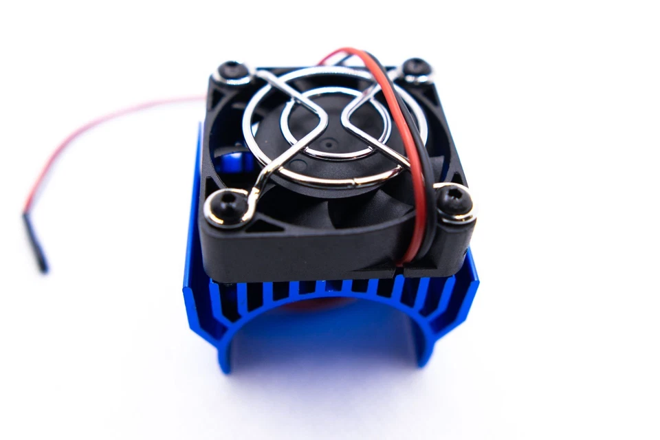 High-Performance Navy Blue RC Motor Cooling Fan for Traxxas, Arrma & More - Image 3 of 4