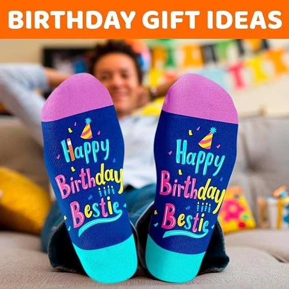 Bestie Gifts Ideas Socks for Women - Bestie Bestfriend Gifts Bff Gifts Female... - Image 4 of 4