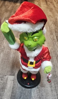 Gemmy Grinch Animated Dancing Singing Stole Christmas Doll. Read