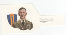 Joseph Smith Signed Litho Cut/ Autographed WWII Pilot