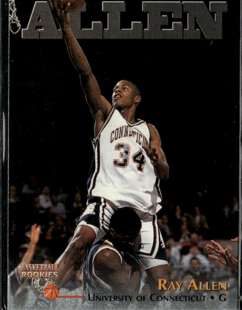 1996 Score Board Rookies Ray Allen #5 | Connecticut Huskies