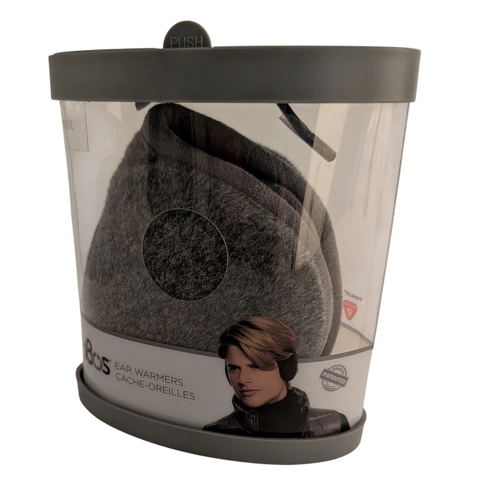 Calentadores de orejas de lana gris 180's Foto 4 de 4