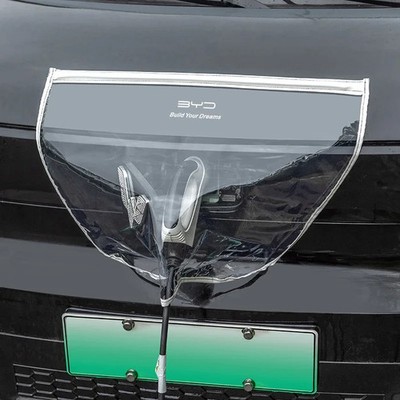 EV Charger Port Rain Cover for BYD Dolphin Seal Atto 3 Waterproof 60x50cm