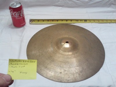 Avedis Zildjian Turkish Cymbals Made In USA 14 inch Heavy       -#2