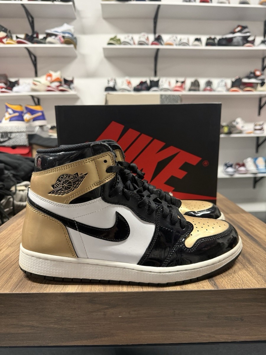 Size 12 - Air Jordan 1 Retro OG NRG High Gold Toe  display picture 3