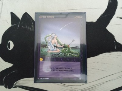 Apollo #180 - Wyvern CCG card (1994 US Games TCG) Limited, Rare Action