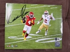 Rashee Rice SB LVIII Rookie Autographed Kansas City Chiefs 8x10 Beckett BAS COA