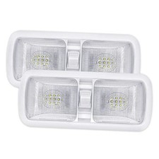 12V RV Led Interior Lights 750 Lumens, 12 Volt LED Ceiling 2 pcs square