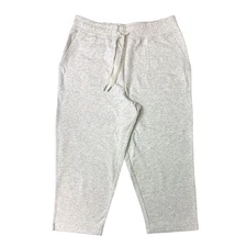 Member's Mark Women's Ultra Soft French Terry Capri (Platinum Silver Heather, S)