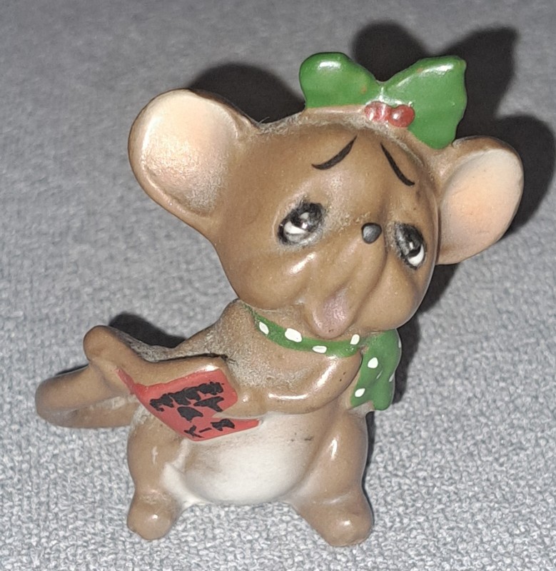Vintage Josef Originals Mouse Village "Sour Note"